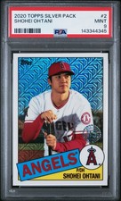 2020 Topps - Silver Pack 1985 Topps Chrome Baseball Shohei Ohtani #85C-2 - PSA 9