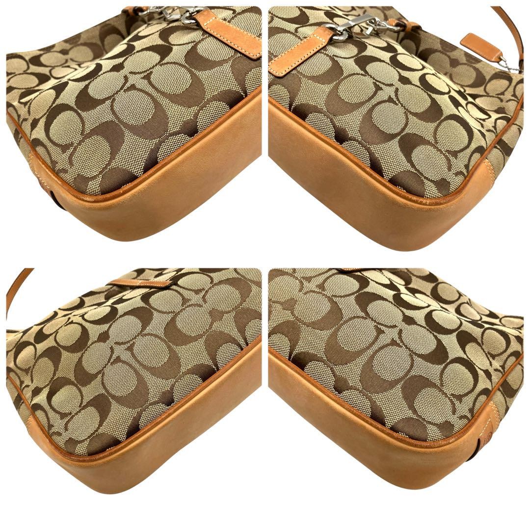 1913 Coach Signature Soft Clip Hobo Bag | eBay