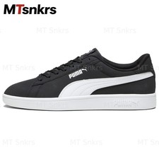 PUMA Smash 3.0 Low Top Skateboard Shoes Unisex Black Brand New US Size 392336-01
