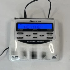Midland Weather Alert Radio Early Warning Protection Hazard Alert WR-120EZ