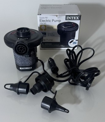 Intex Quick-Fill Electric Pump New Open Box/ Indoor Use/ 3 Assorted Nozzles