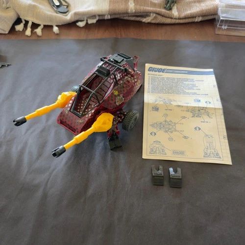 1989 HASBRO GI JOE COBRA PYTHON PATROL ASP VEHICLE 100% COMPLETE w/ BP MT-