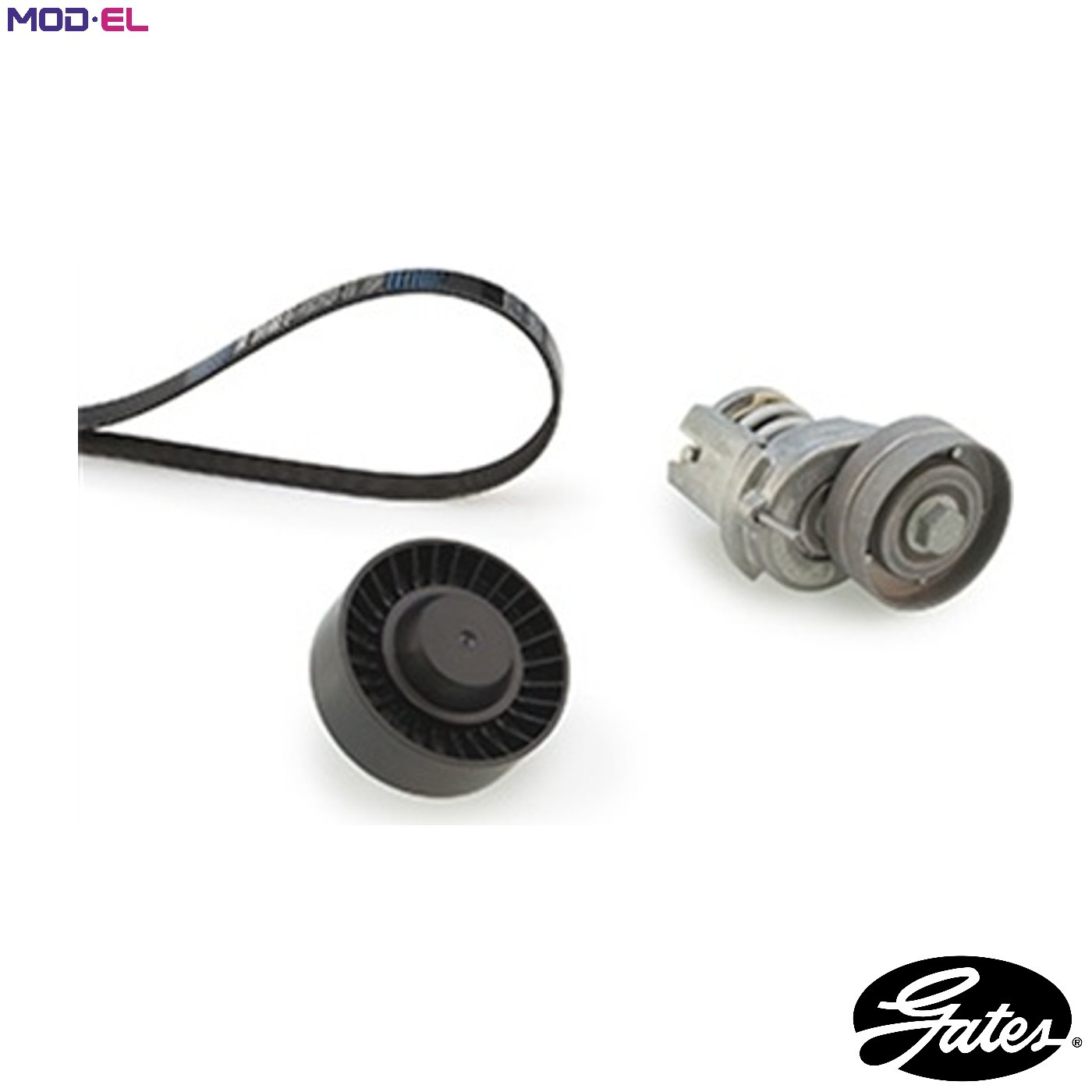 GATES-OE K096PK1693 V-Ribbed Belt Set for AUDI,SEAT,SKODA,VW - Image 8