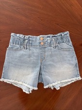 Abercrombie Kids Girls Mid-rise Midi Denim Short Size 13/14