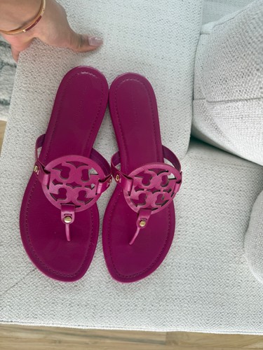 Tory Burch Miller Size 10- Dark Pink