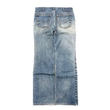 Vintage Levis 517 0217 Jeans Mens 34x30 Light Wash 70s USA Denim Orange Tab