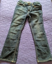 Sears Roebuck Jeans Boys Size 12 Husky Indigo Blue Denim Straight - Adjustable