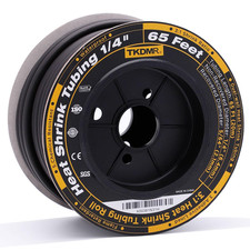 65 Ft 1/4" Heat Shrink Tubing - 3:1 Ratio Marine Grade Heat Shrink,Wire Cable Ad