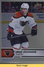 2017-18 Upper Deck AHL Rainbow Foil Mike Vecchione #50 READ 9jn