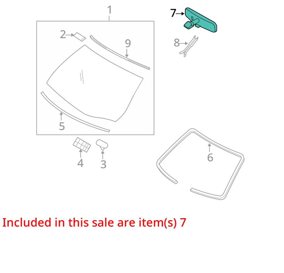 Espejo retrovisor interior Infiniti M45 2006-2006 fabricante original DDSG6 Foto 3 de 4