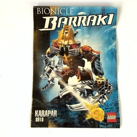 LEGO Bionicle Karapar 8918 Barraki Complete Figure Instructions