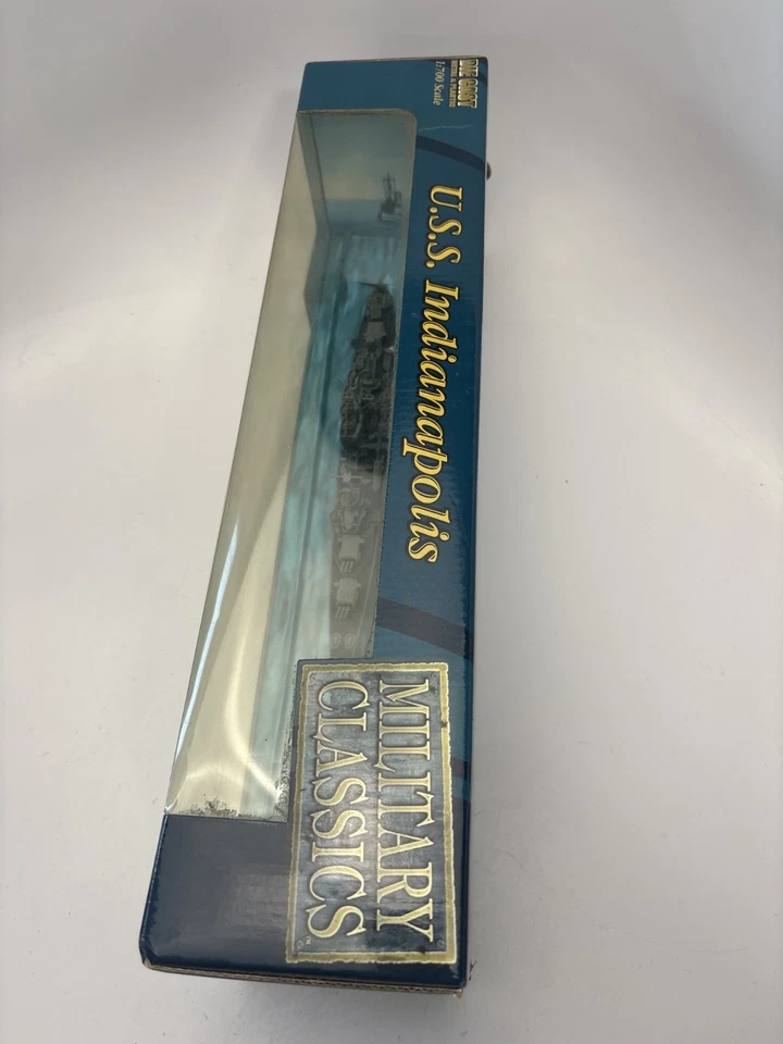 Vintage Gearbox Toys Military Classics U.S.S. Indianapolis Diecast 1:700 Ship - Image 4 of 4