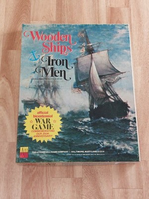 Wooden Ships & Iron Men, Avalon Hill, strategy boardgame [N16]