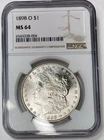 1898-O Morgan Silver Dollar Near Gem PCGS MS64 Exceptionally Nice