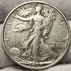 1939 S Walking Liberty Half Dollar - 90% Silver - Great For Albums - WL-3928s