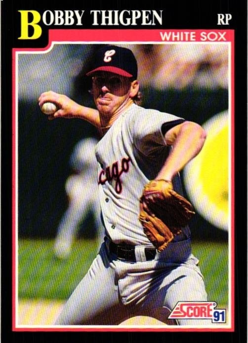 1991 Score - Bobby Thigpen #280