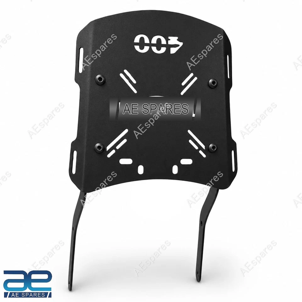 Rear Luggage Carrier Top Rack Plate Black Fits For Triumph Speed 400 view 3