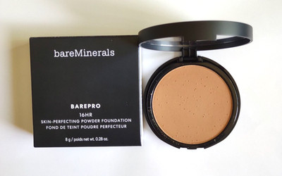 Bare Minerals~Barepro 16Hr Skin Perfecting Powder Foundation~Medium Deep 45 Cool