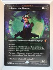 Splinter, the Mentor [Borderless] #89 Prices | Magic Teenage