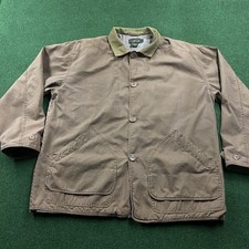 Vintage J.CREW Jacket Mens L Brown 90S Oarsma...