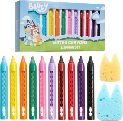 Bluey Badespielzeug Kinder: Stifte & Schwämme für Badespaß