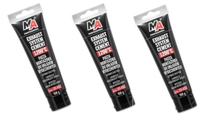  3 x Auspuff Montage-Paste 1200°C  Abgas Dichtmasse EXHAUST SYSTEM CEMENT 150g