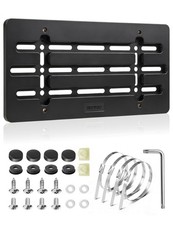 Front License Plate Bracket, No Drill Front License Plate Holder Universal fo...