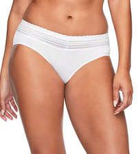 Warner's Women s No Pinching No Problem Micro Lace Hipster Panties NWT