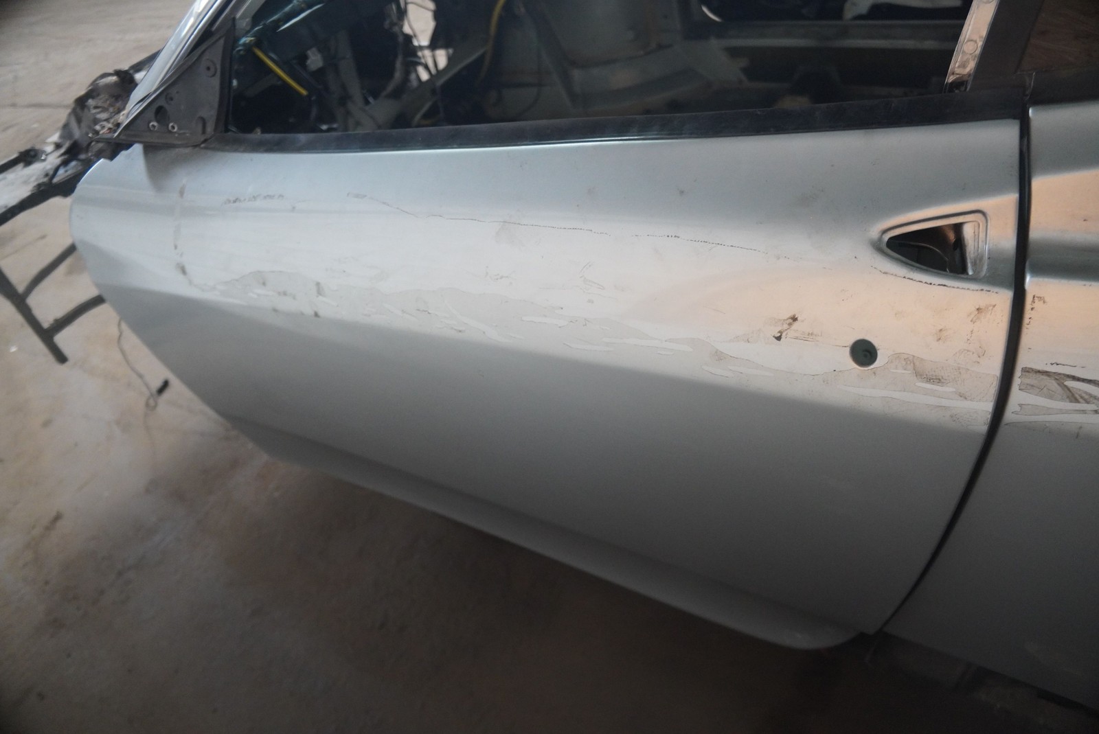 Front Left Driver Door Shell Silver 65909511 OEM Ferrari 360 Modena Spider 2004