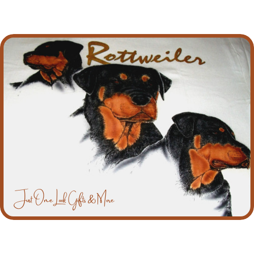 Rottweiler T-shirt Size 3XL 54/56 Natural - Picture 1 of 4