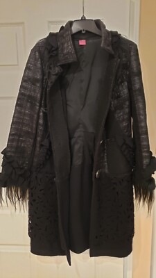 Save the Queen womens overcoat size medium