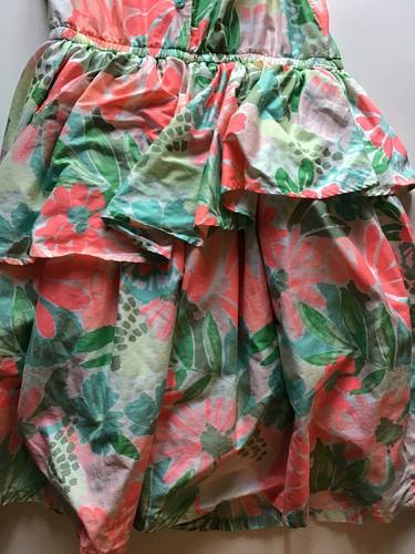 Girls Cat & Jack Dress Size XL 14/16 Sleeveless Flowers Cotton Special Occasion - Picture 10 of 12