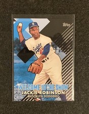 2022 Topps Jackie Robinson Welcome To The Show Black Parallel /299 #WTTS-1
