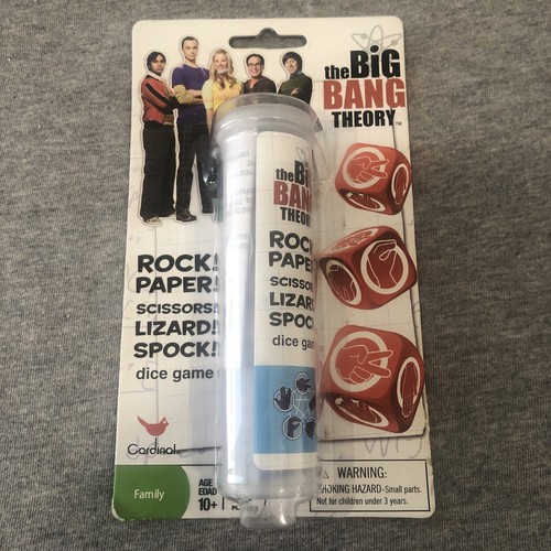 Rock Paper Scissors Lizard Spock Dice Game from The Big Bang Theory TV Show NEW - Picture 9 of 9