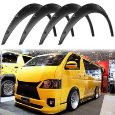 4x 4.5 Fender Flares Wheel Arch Extra Wide Body Kit For Toyota Hiace 2006-2022