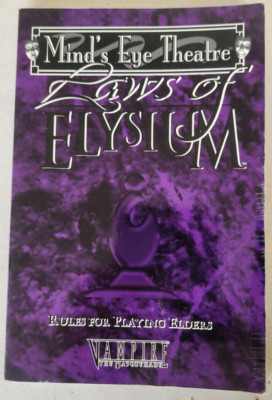 Mind's Eye Theatre LAWS OF ELYSIUM Vampire the Masquerade Roleplaying RPG Book!!