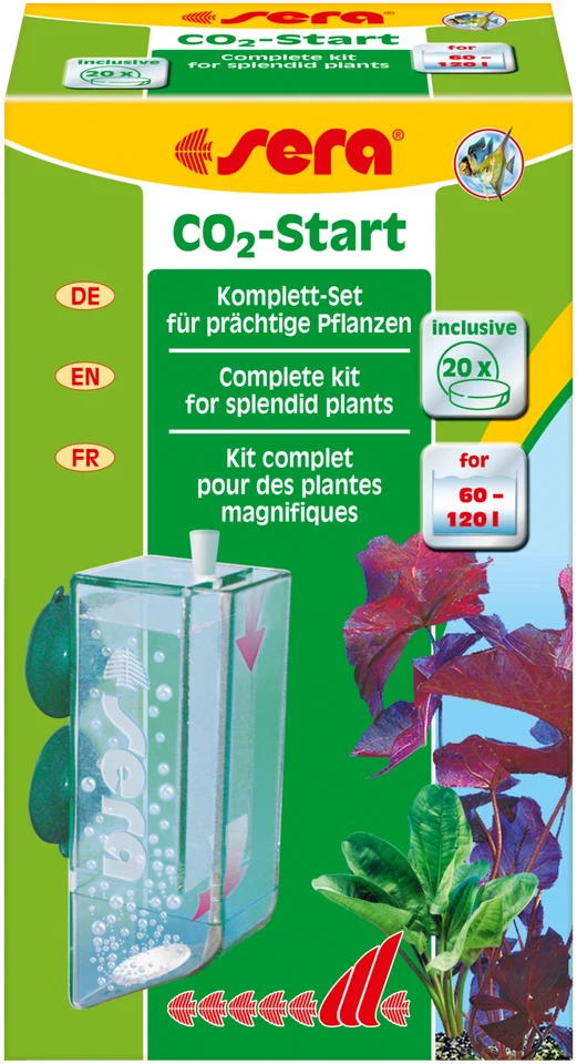 Sera Co2-Start - Komplett-Set für prächtige Pflanzen - Co2 Düngung Aquarium