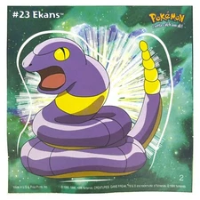 Pokemon Collect 'em Stick-Ups Ekans #23 Large 4” Sticker Priss Prints