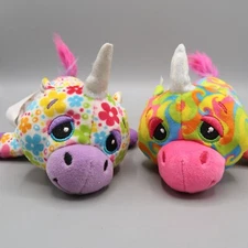 2 Lot Cutetitos Unicornitos Tie Dye Soft Plush 2021 Stuffed Toy