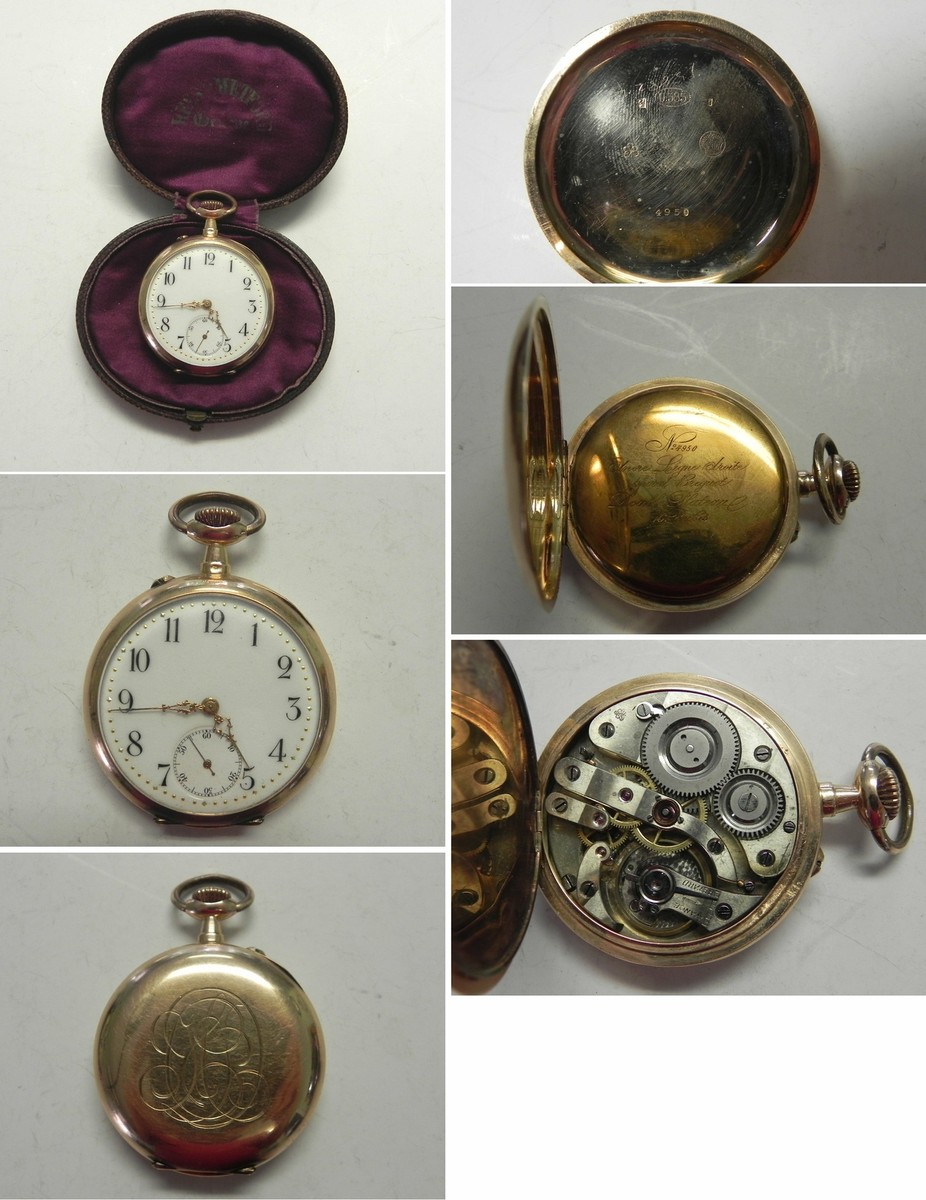 W48 Antique 1890s Swiss Made 14K 16J Spiral Breguet Pocket Watch