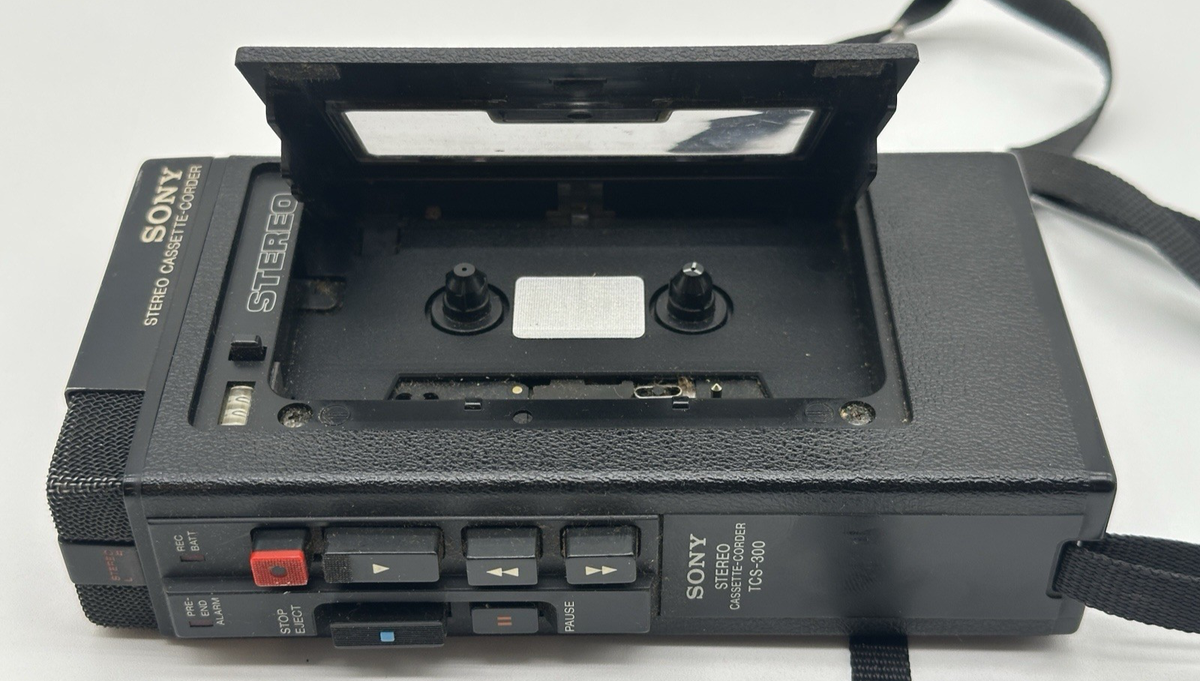 Vintage Sony Stereo Cassette Recorder Walkman (TCS-300) NOT TESTED