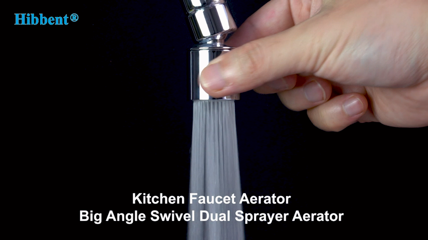 Snapklik.co : Swivel Faucet AeratorHeavy, Dual-function 2-Flow Sprayer