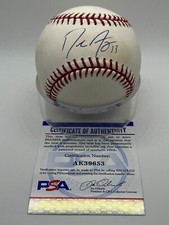 Dustin Ackley Seattle Mariners Signed Autograph Official OMLB Baseball PSA DNA