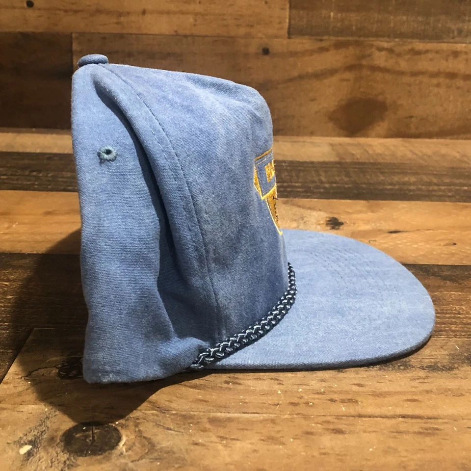 Vintage Hoegger & Associates Hat Snapback Cap Mens Blue 90s Wylie Texas - READ - Image 3 of 4