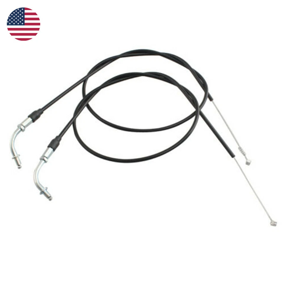 90CM 35" Throttle Cable For Harley Sportster 883 1200 XL883 XL1200 Custom - Image 3 of 4