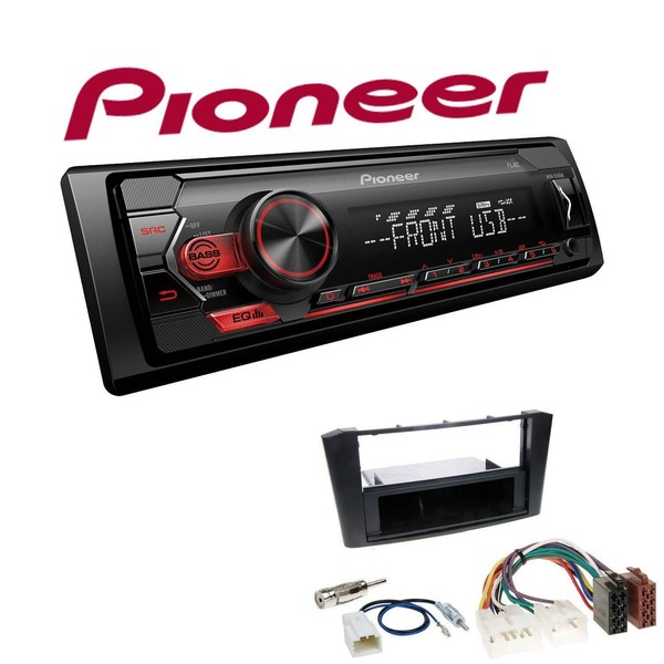 Pioneer 1-DIN Autoradio USB AUX Android Einbauset FüR Toyota Avensis 2003-2009-image