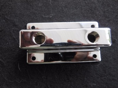  FUEL BLOCK 2 x 2  CHROME (FB-2x2-2)  HOT ROD FLATHEAD HOLLEY 94
