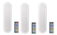 3 Westek 12" L White Battery Powered LED 150 lm Adj. Light Bar w/Remote 1 pk