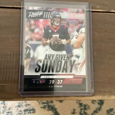 2024 Panini Prestige C.J. Stroud Any Given Sunday XTRA POINTS RED/399 Texans