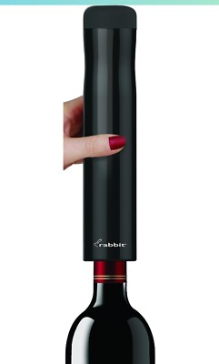 Rabbit Automatic Electric Wine Corkscrew(Black Color,New)